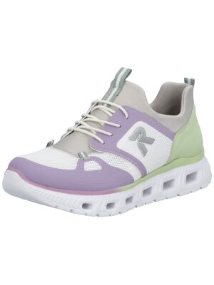 Rieker M6078-90 viola/weiss/lightmint/perlclou