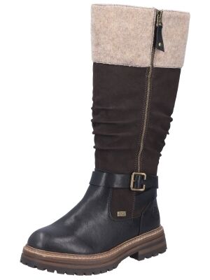 Rieker 93092-90 schwarz/nougat/wood Rieker 93092-90 schwarz/nougat/wood