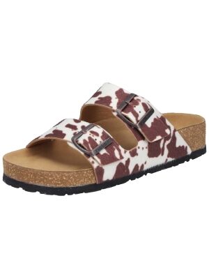 Rieker V6391-90 weiss-braun