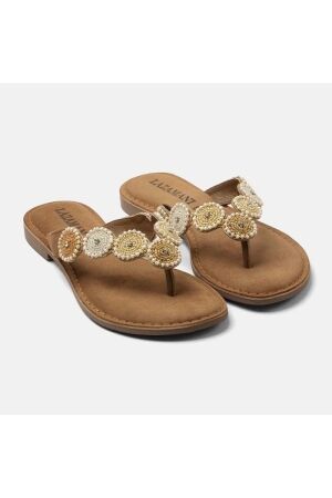 Lazamani Lazamani Loua toe slippers 