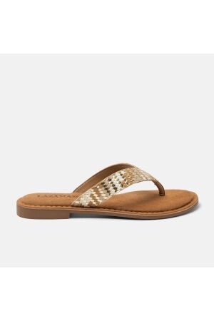 Lazamani Lazamani Tess metallic woven toe 