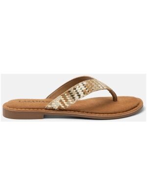 Lazamani Tess metallic woven toe 75939beige