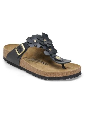 Birkenstock Gizeh Flower Embellishment[Ze] 1026693 schwarz