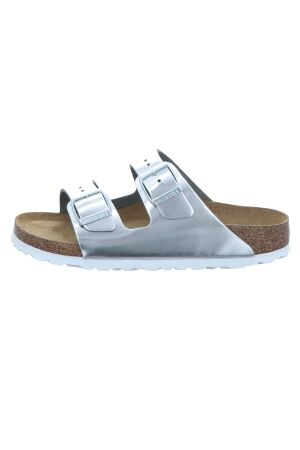 Birkenstock Birkenstock Arizona Metallic Silver Birkenstock Birkenstock Arizona Metallic Silver