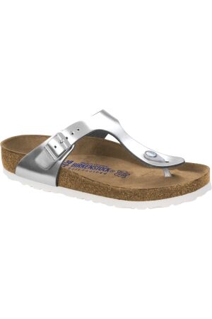 Birkenstock Birkenstock Gizeh BS[Zehensteg] Metallic Silver Metallic Silver