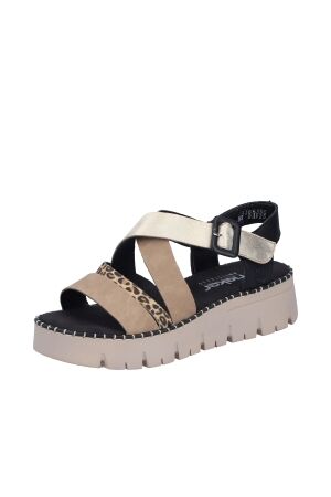 Rieker Rieker shell/leo-beige/muschel/schwar shell/leo-beige/muschel/schwarz