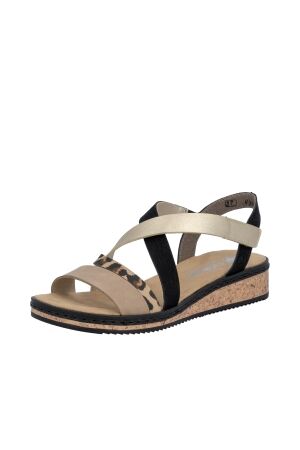 Rieker Rieker shell/beige/lightgold/schwarz shell/beige/lightgold/schwarz