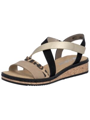 Rieker V3663-92 shell/beige/lightgold/schwarz