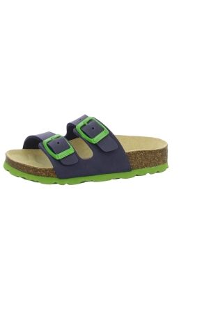 Superfit Superfit Hausschuh Synthetik \ FUSSBETT Blau  Superfit Superfit Hausschuh Synthetik \ FUSSBETT Blau