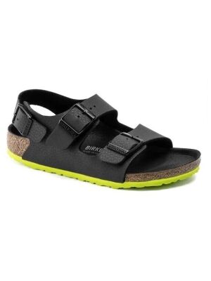 Birkenstock Milano Kids[Fersenriemen] 1022157 Desert Soil Black Lime