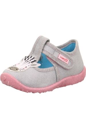 Superfit Superfit Hausschuh Textil SPOTTY GRAU GRAU Superfit Superfit Hausschuh Textil SPOTTY GRAU GRAU