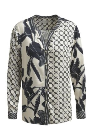 Milano Italy Milano Italy Blouse w roundneck  Milano Italy Milano Italy Blouse w roundneck