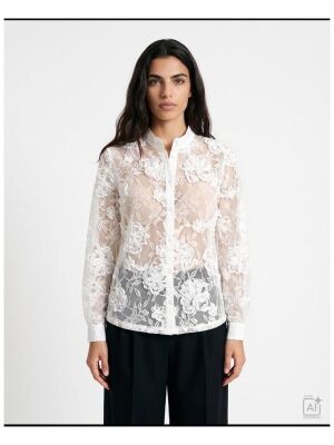 Milano Italy lace blouse 64-7223-3808 112