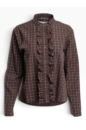 The Shirt Project The Shirt Project Karo Bluse Volants 