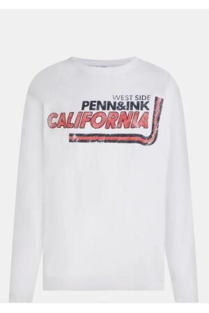 Penn & Ink Penn & Ink Longsleeve Print  Penn & Ink Penn & Ink Longsleeve Print