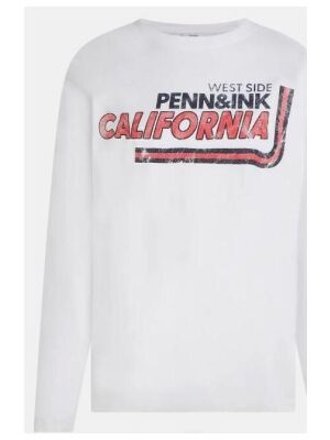 Penn & Ink Longsleeve Print W25F1733-01-330 Penn & Ink Longsleeve Print W25F1733-01-330