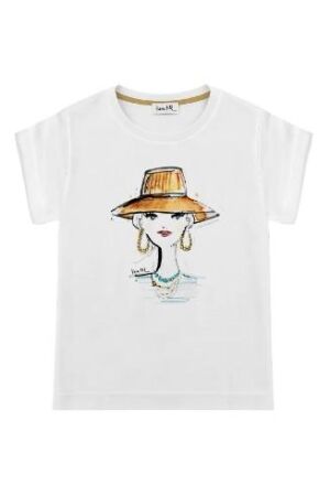Kera Till Kera Till Shirt Frau mit Ohrringen 
