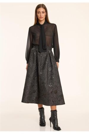 ana alcazar ana alcazar skirt midi wide  ana alcazar ana alcazar skirt midi wide