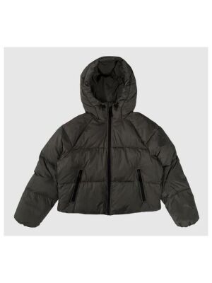 WITHBLACK dark green Emma Short Down Puffer
