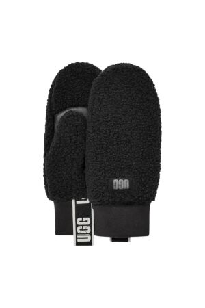 Ugg Ugg Uggfluff Mitten with Logo Tape 