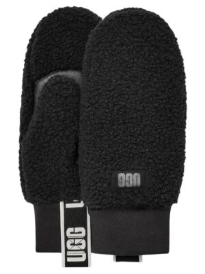 Ugg Uggfluff Mitten with Logo Tape 101099-BLK
