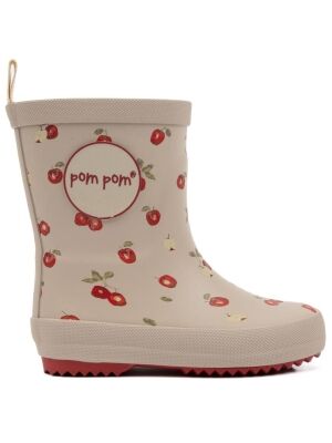 Pom Pom Gum Boots PM1101-2 Apple Pom Pom Gum Boots PM1101-2 Apple