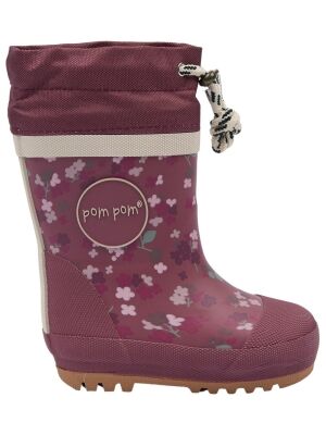 Pom Pom Gum Boots Thermo PM61 Roan Rouge