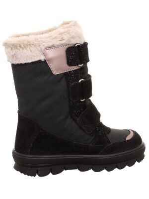 Superfit Stiefelette Leder \ FLAVIA 1-000226-0000 SCHWARZ/BEIGE