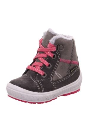 Superfit Superfit Stiefelette Leder GROOVY GRAU/PINK GRAU/PINK Superfit Superfit Stiefelette Leder GROOVY GRAU/PINK GRAU/PINK