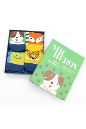 Miss Sparrow Miss Sparrow Animal Socks Gift Box  Miss Sparrow Miss Sparrow Animal Socks Gift Box