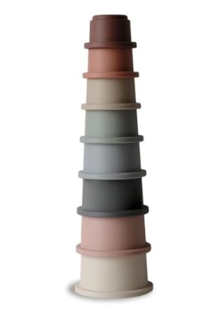 Mushie Mushie Stacking Cups  Mushie Mushie Stacking Cups